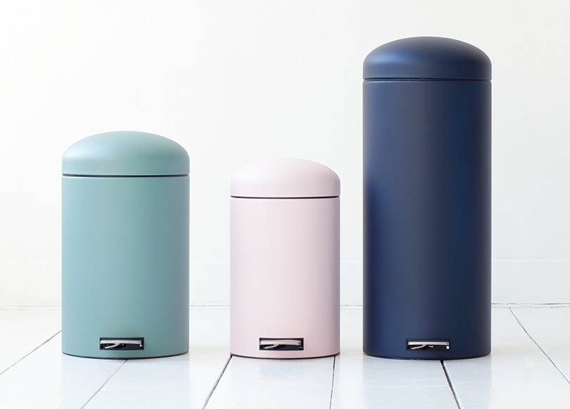 single kitchen garbage bins