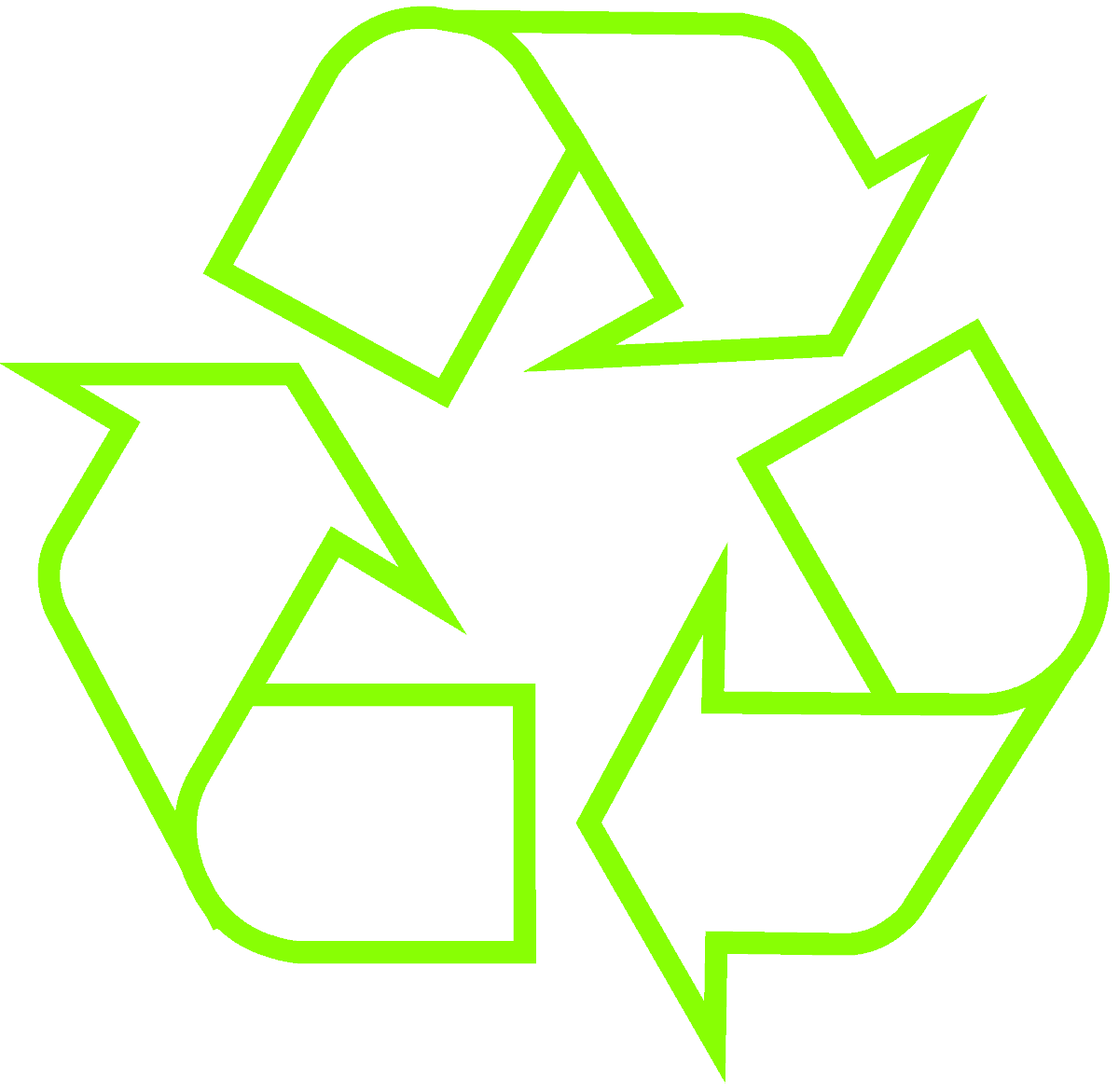 cool recycle symbol