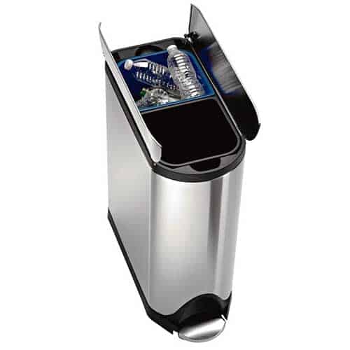 Best Dual Trash Cans Top 10 Two Compartment Recycling Bins Dual Recycling Bin Simplehuman Erfly Step Trash Can