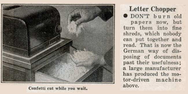 history-paper-shredder-letter-chopper