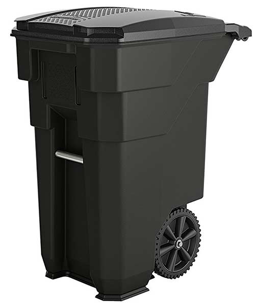 garbage bin with wheels