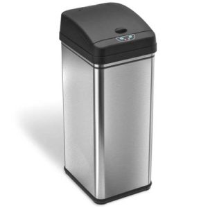 iTouchless-DZT13-13-Gallon-Stainless-Steel-Automatic-Trash-Can