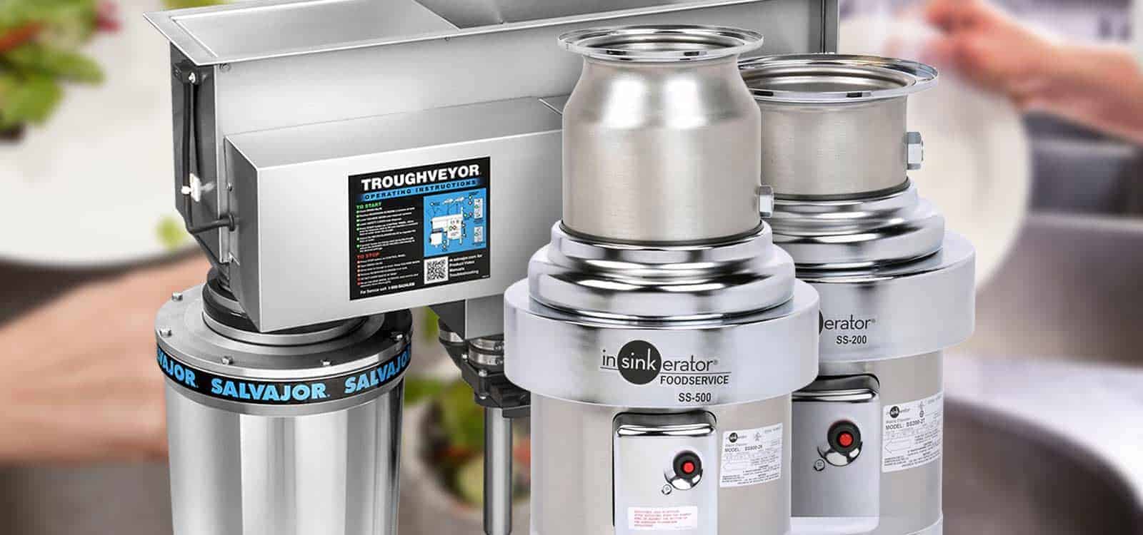 Commercial food waste disposer