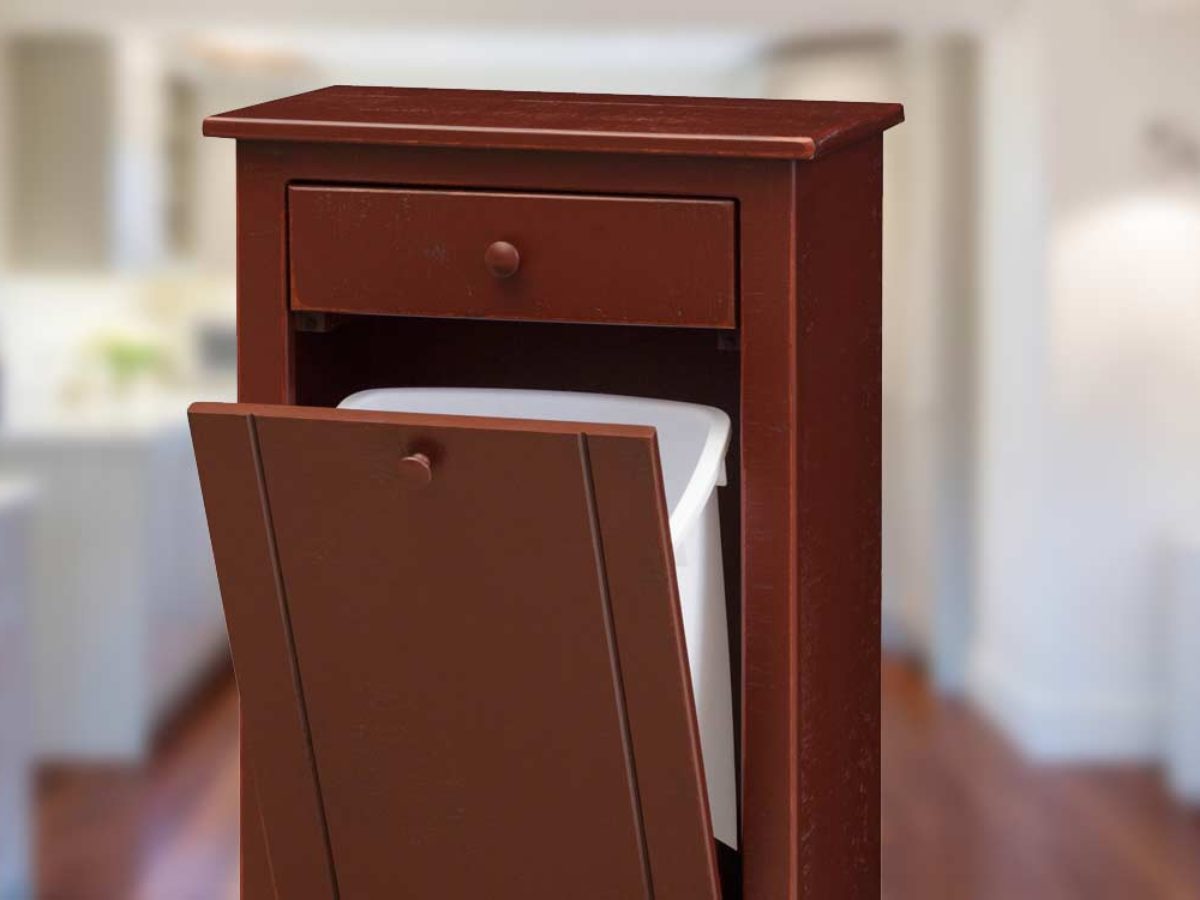 Best Trash Can Cabinets Tilt Out Free Standing Waste Bins