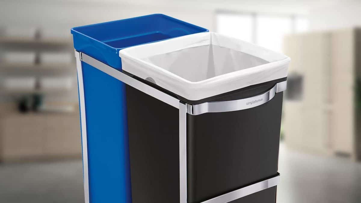 Pull Out Trash Cans For Kitchen Cabinet Under Counter Waste Bins