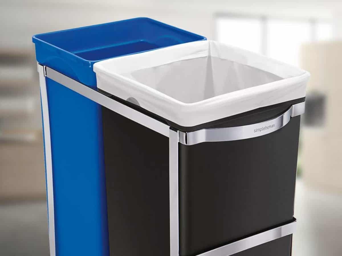 Pull Out Trash Cans For Kitchen Cabinet Under Counter Waste Bins