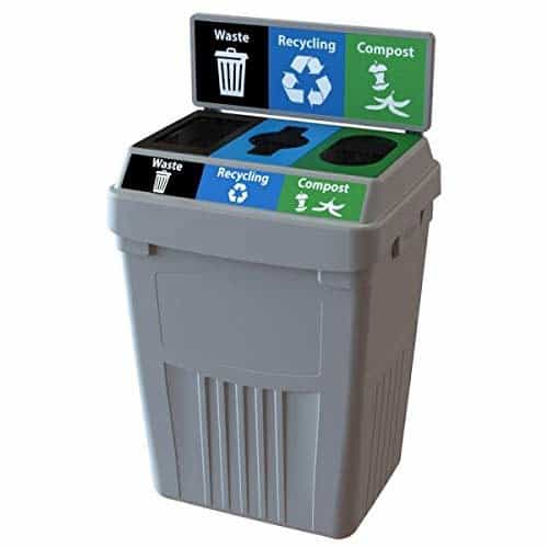 Best 3 Compartment Trash Cans Top 10 Triple Recycling Bins