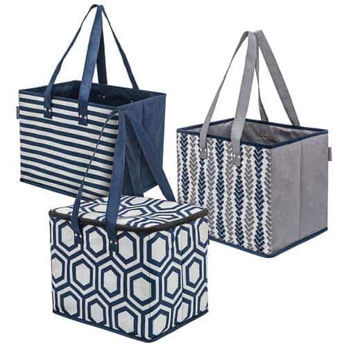 Details about   JP_ Foldable Durable Large Capacity Shopping Handbag Grocery Storage Bag Tote 
