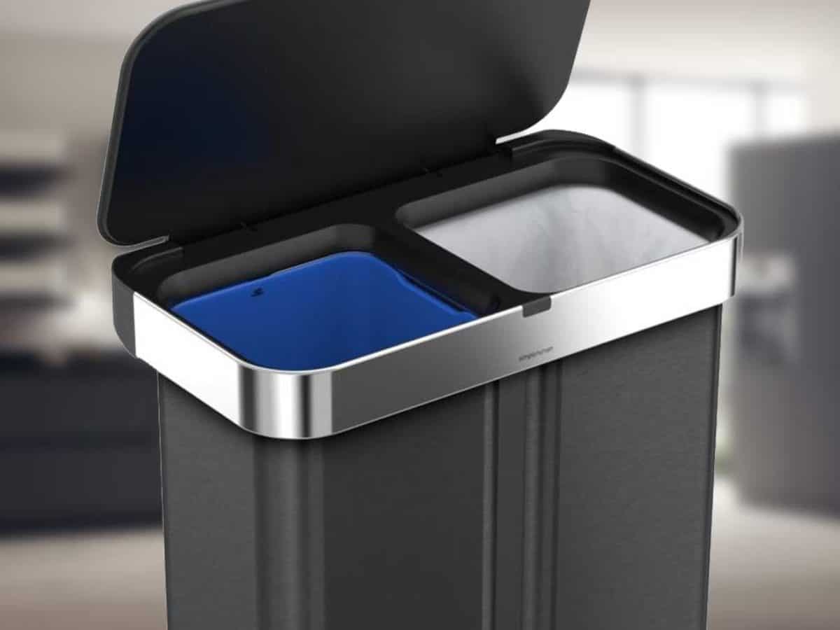 Best Dual Trash Cans Recyclers With Double Compartments