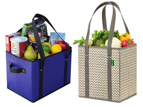 Details about   Foldable Grocery Storage Tote Large Capacity Shopping Bag Supermarket Bag 