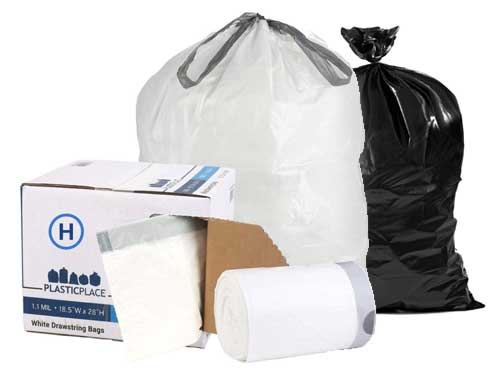 24" x 33" Trash Can Liner Bag Office Home Shredder Waste Garbage 10-15 Gallon 13 