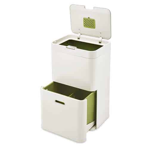 Joseph-Joseph-IntelligentWaste-Totem-Abfallbehälter-mit-separater-Recycling-Einheit
