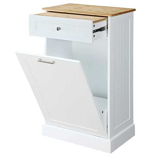 kitchen trash can cabinet plans