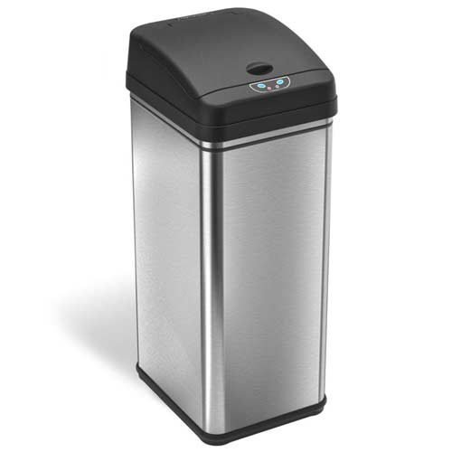 Best 13 Gallon 50 Liter Trash Cans, How Big Is A Regular Kitchen Trash Can