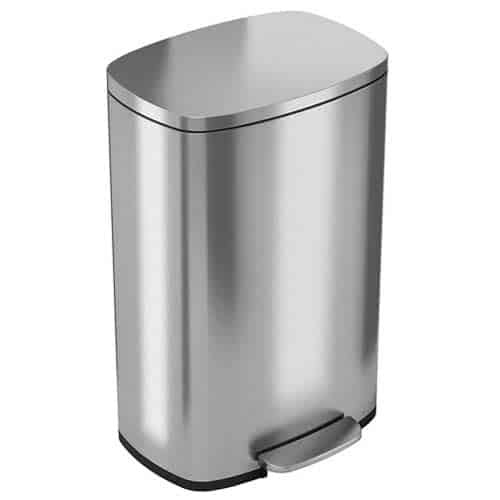 PayLessHere 13 Gallon 50 Liter Kitchen Trash Can High-Capacity with Lid  Brushed Stainless Steel - Matthews Auctioneers