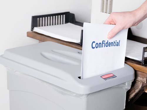 abschließbare-Deckel-Shred-Mülleimer