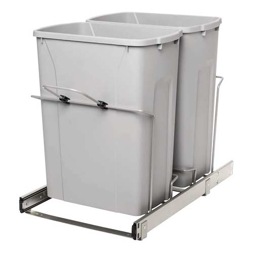 Knape-&-Vogt-RS-PSW15-2-35-R-P-pull-out-double-trash-can