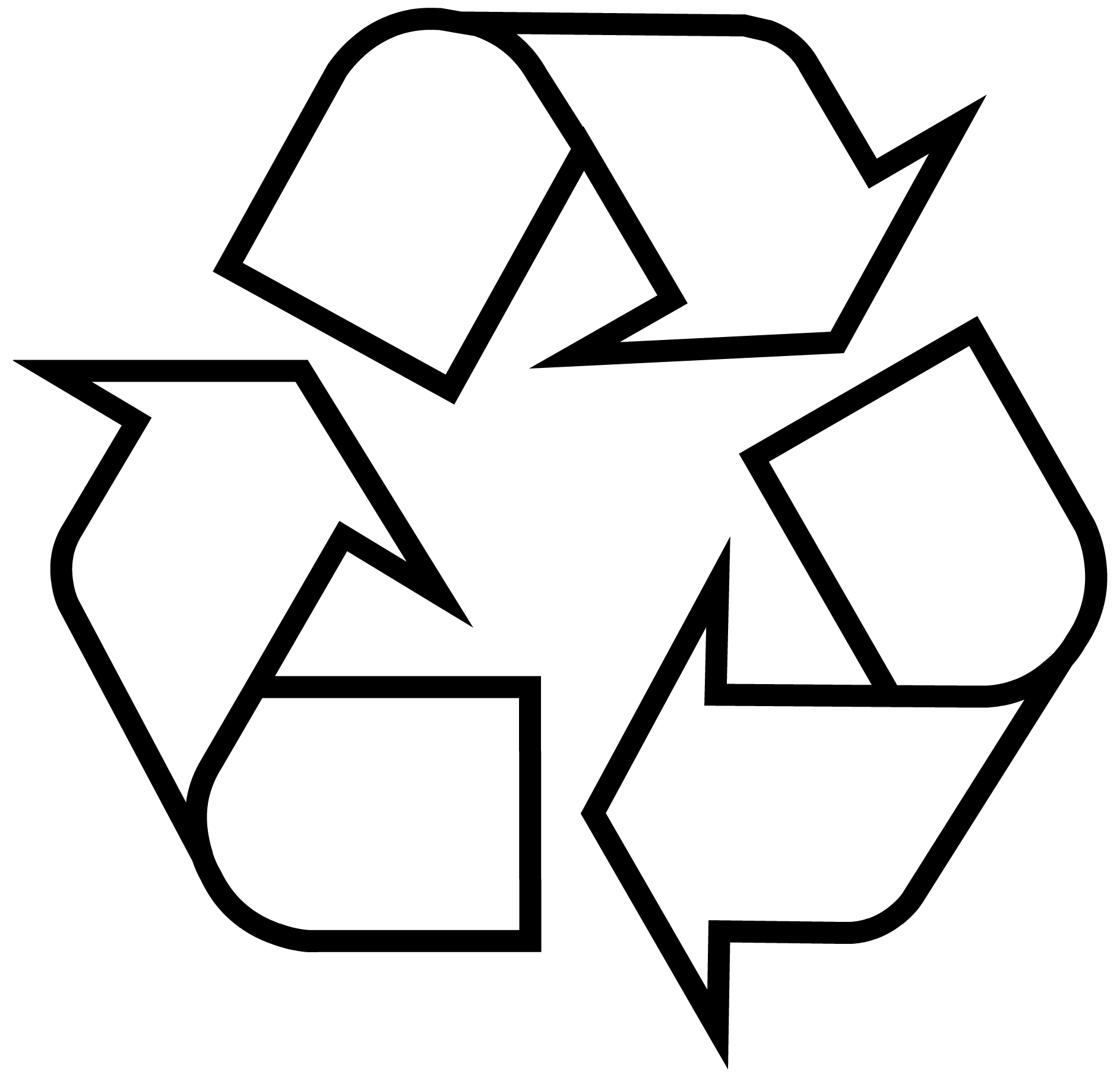 Abfall Recycling Symbol isometrisch Vektor. Müll können mit